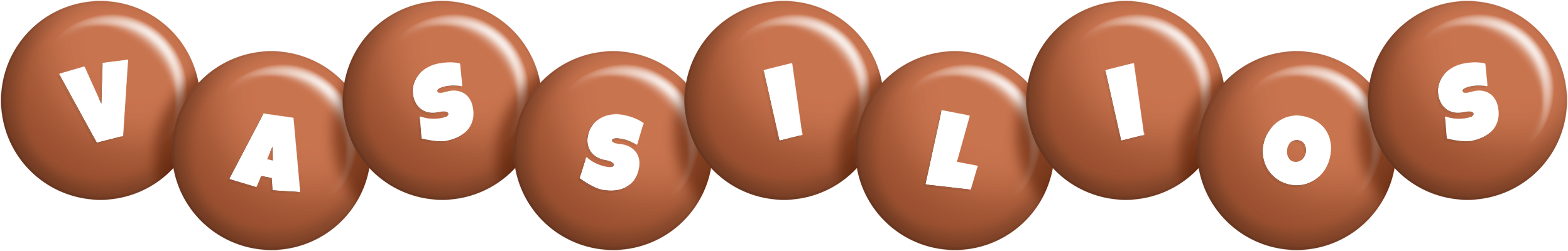 Vassilios candy-brown logo