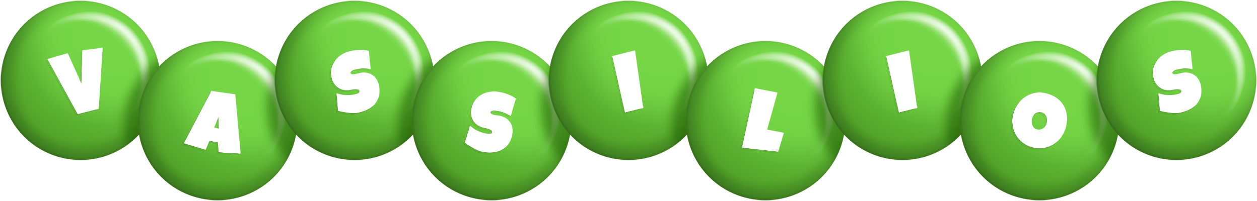 Vassilios candy-green logo