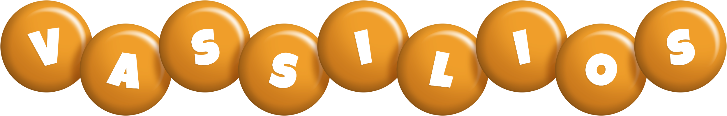 Vassilios candy-orange logo