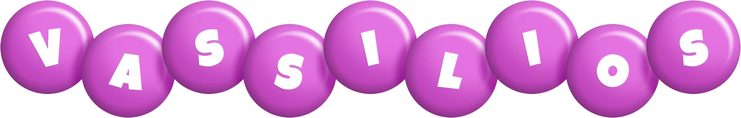 Vassilios candy-purple logo