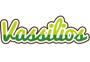 Vassilios golfing logo