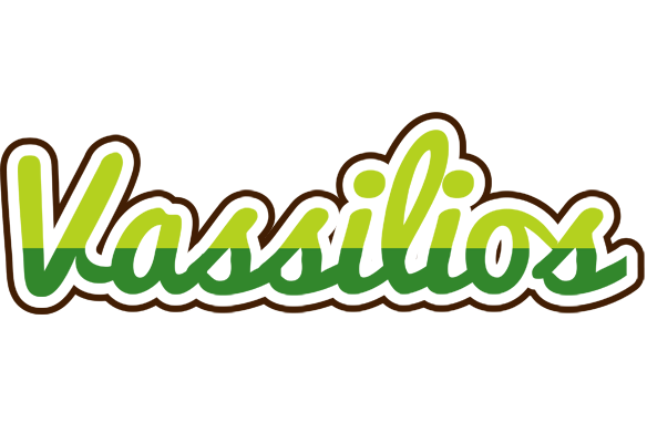 Vassilios golfing logo