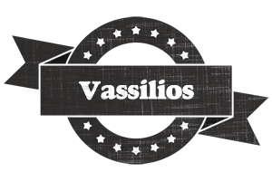 Vassilios grunge logo