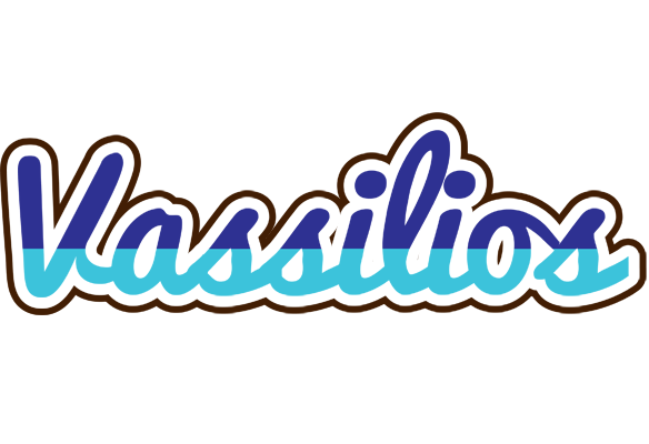 Vassilios raining logo