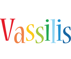 Vassilis birthday logo