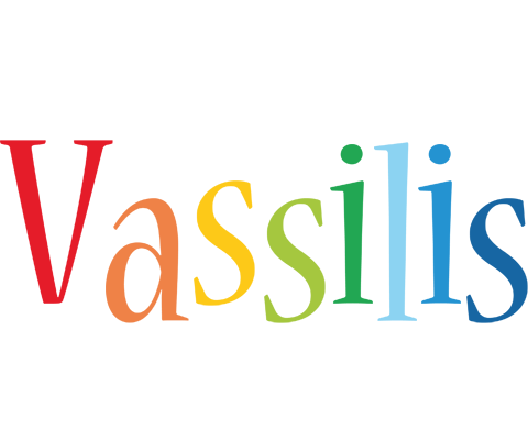 Vassilis birthday logo