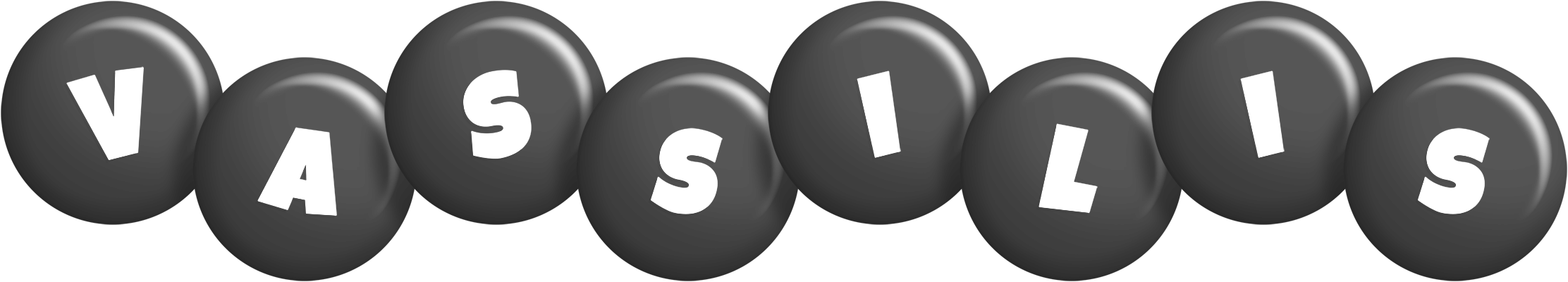Vassilis candy-black logo