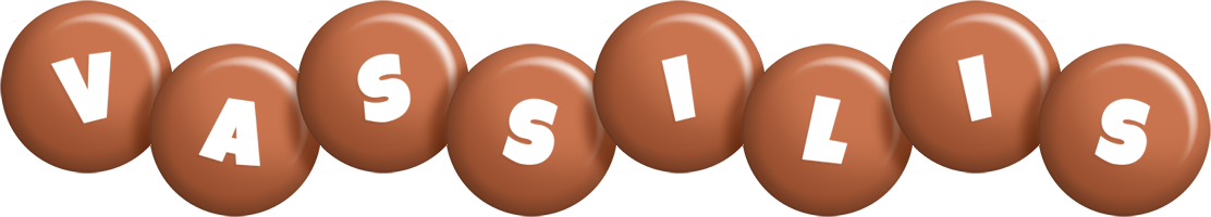 Vassilis candy-brown logo