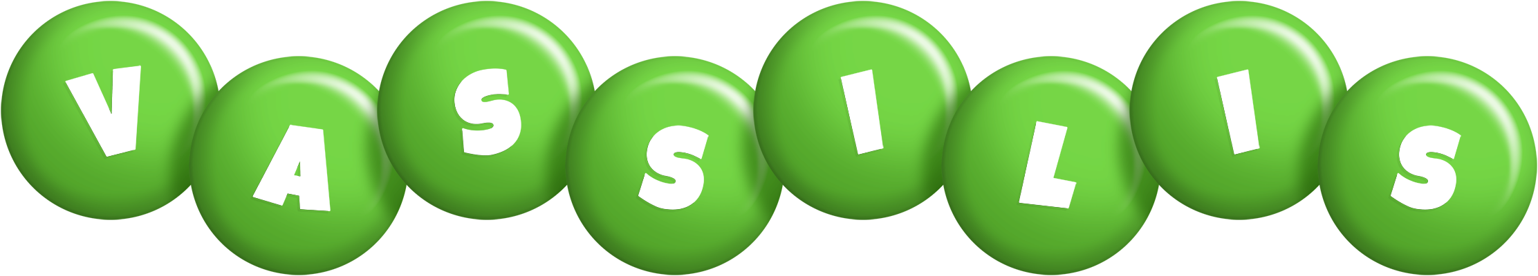 Vassilis candy-green logo