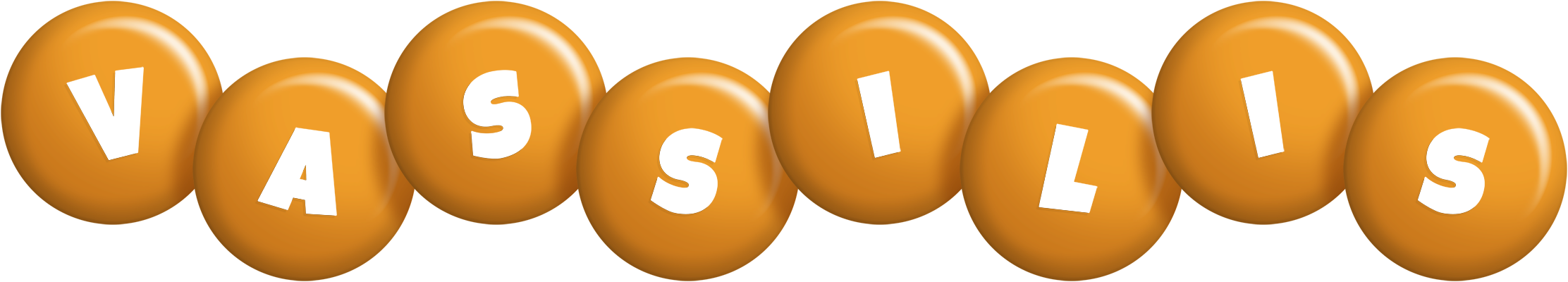 Vassilis candy-orange logo