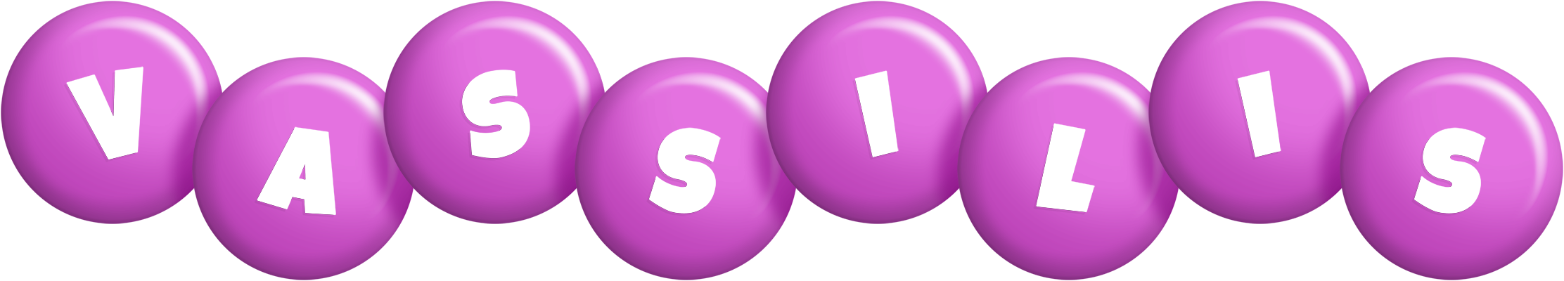 Vassilis candy-purple logo