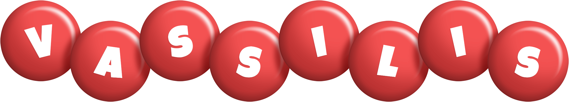 Vassilis candy-red logo