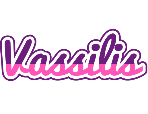 Vassilis cheerful logo