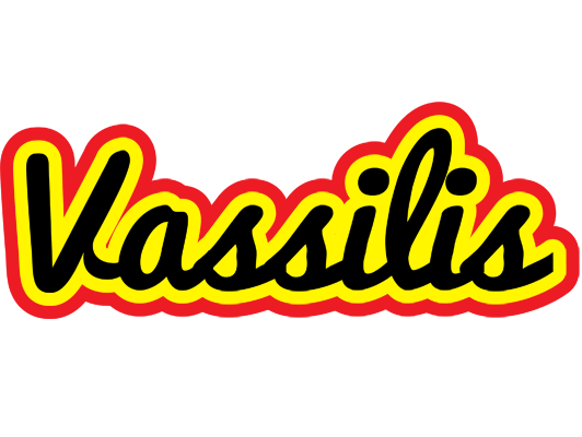 Vassilis flaming logo