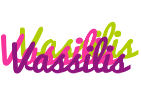 Vassilis flowers logo