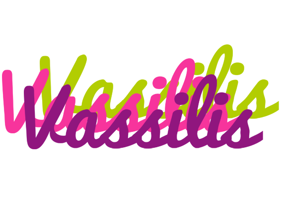 Vassilis flowers logo