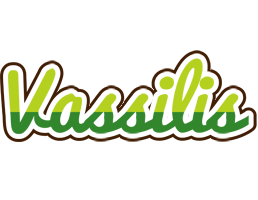 Vassilis golfing logo