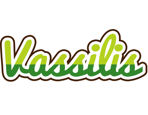 Vassilis golfing logo
