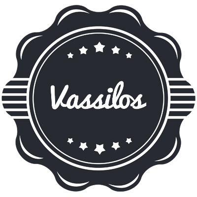 Vassilos badge logo