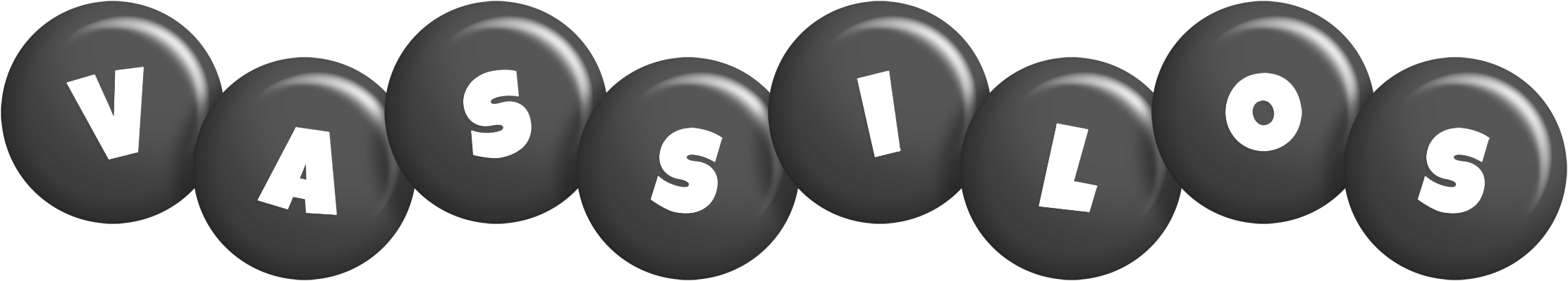 Vassilos candy-black logo