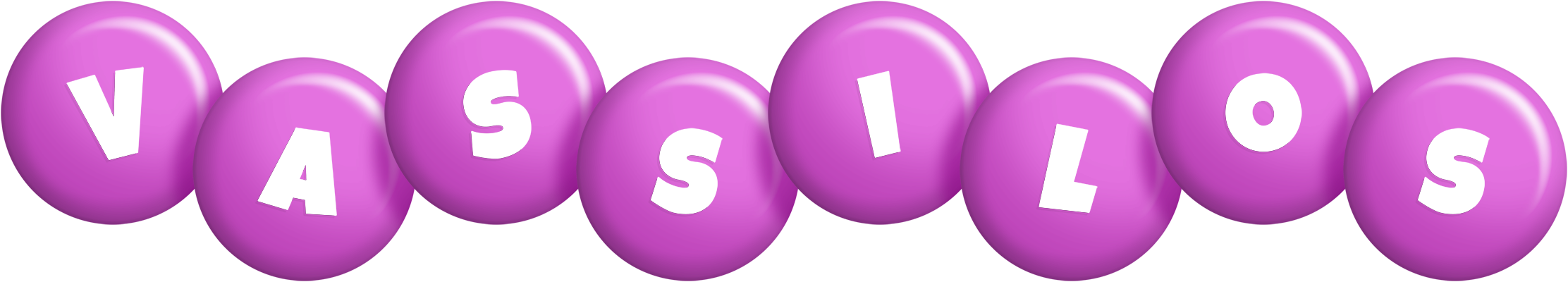 Vassilos candy-purple logo