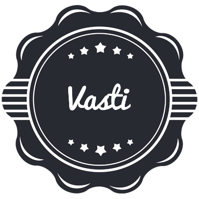 Vasti badge logo