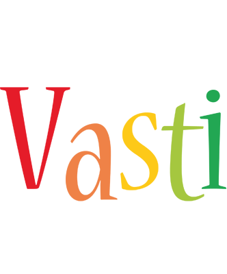 Vasti birthday logo