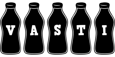 Vasti bottle logo