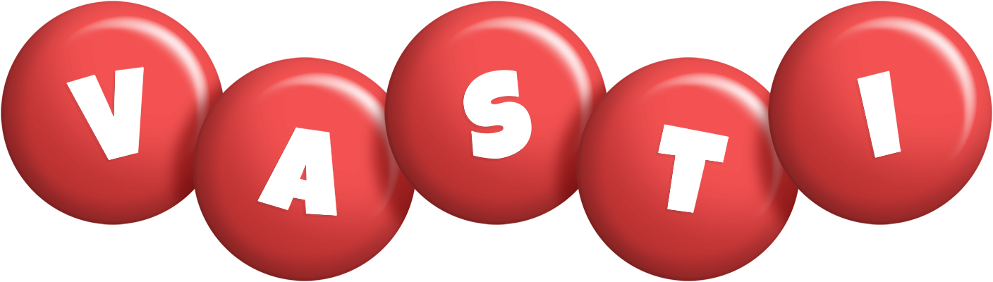 Vasti candy-red logo