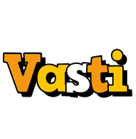 Vasti cartoon logo