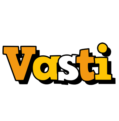 Vasti cartoon logo