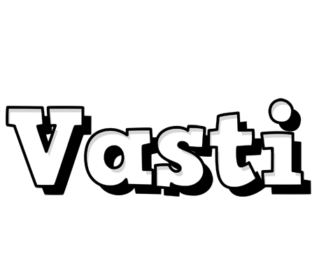 Vasti snowing logo