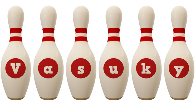 Vasuky bowling-pin logo