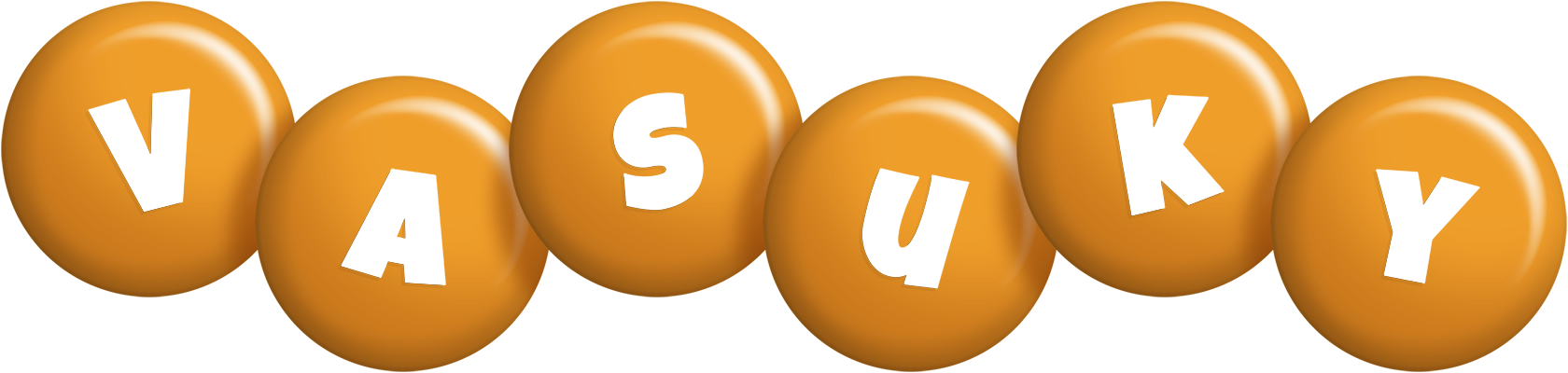 Vasuky candy-orange logo