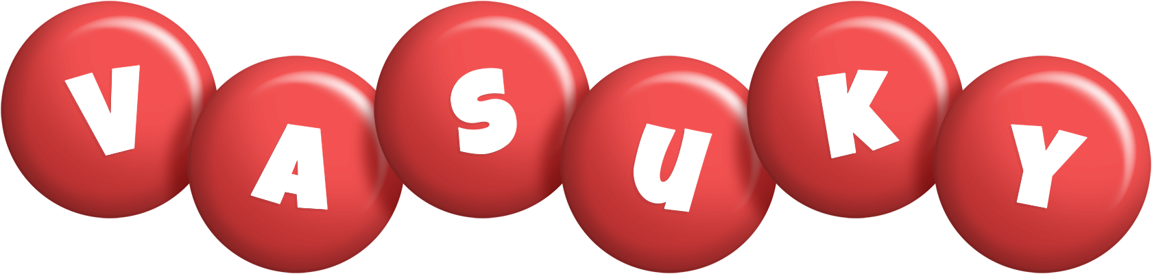 Vasuky candy-red logo