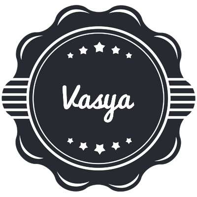 Vasya badge logo