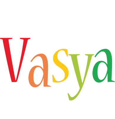 Vasya birthday logo