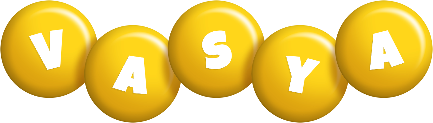 Vasya candy-yellow logo