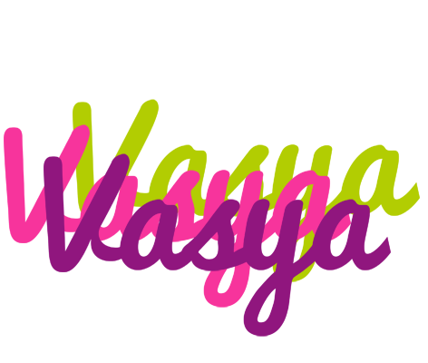 Vasya flowers logo