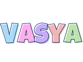 Vasya pastel logo