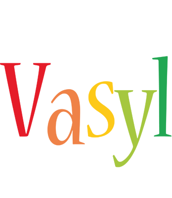 Vasyl birthday logo