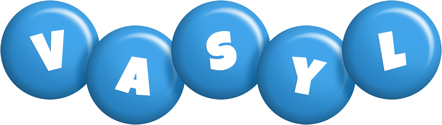 Vasyl candy-blue logo