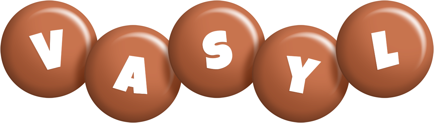 Vasyl candy-brown logo