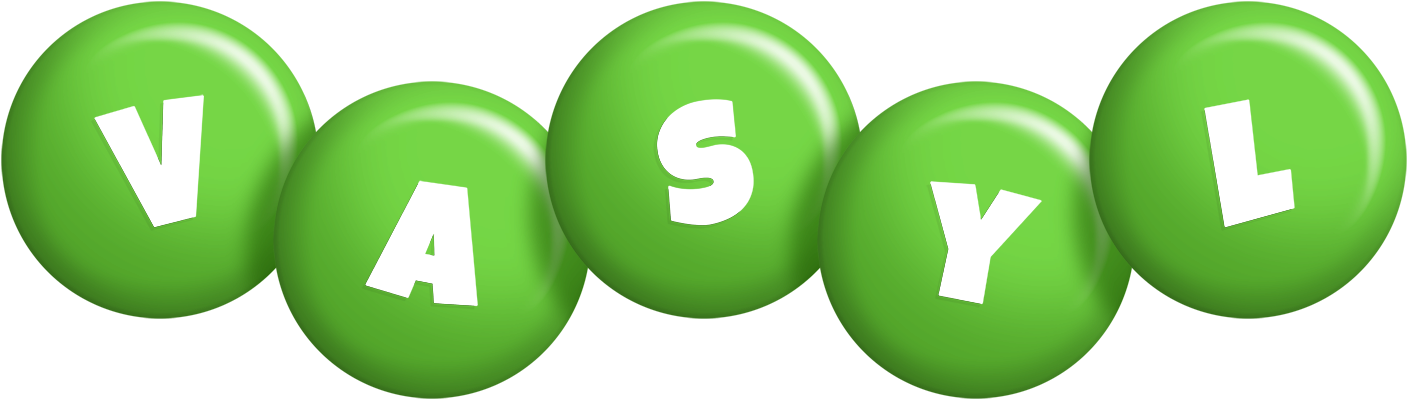 Vasyl candy-green logo