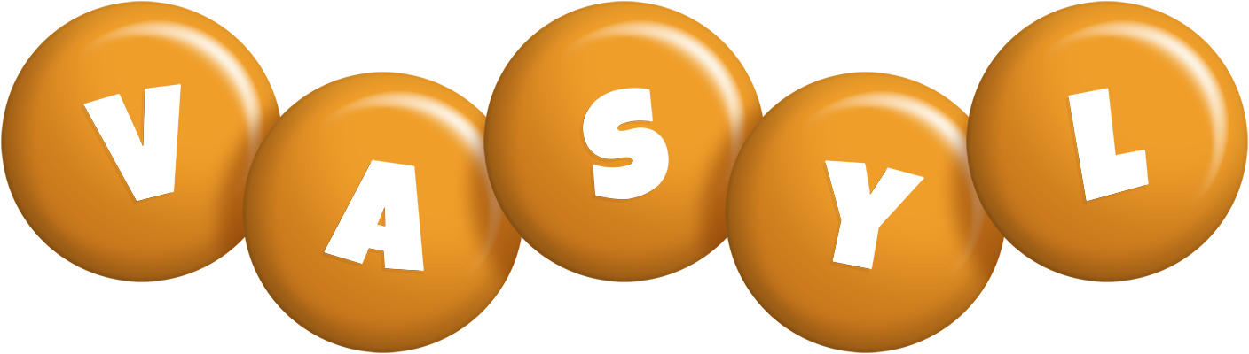 Vasyl candy-orange logo