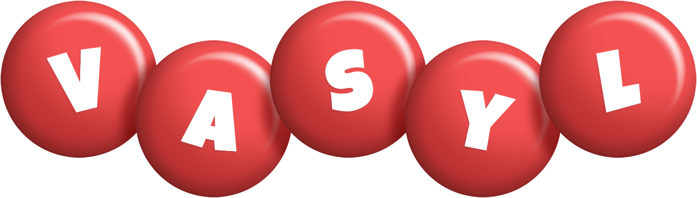 Vasyl candy-red logo