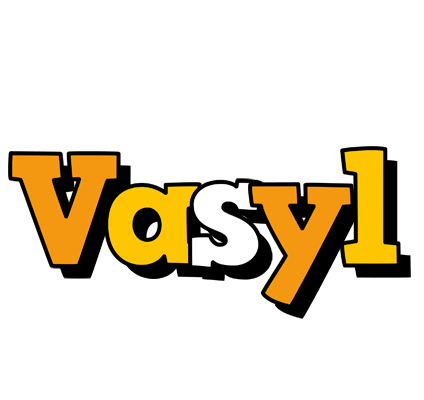Vasyl cartoon logo
