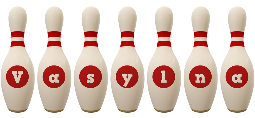 Vasylna bowling-pin logo