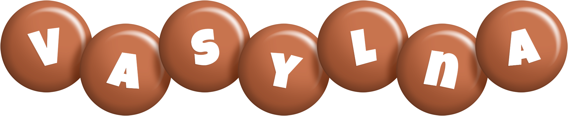 Vasylna candy-brown logo