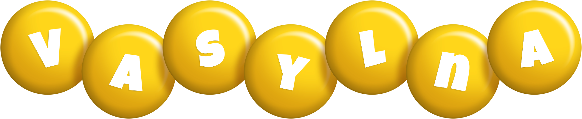 Vasylna candy-yellow logo